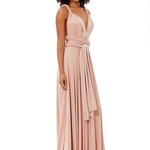 Twobirds Convertible Ballgown in Rosewood